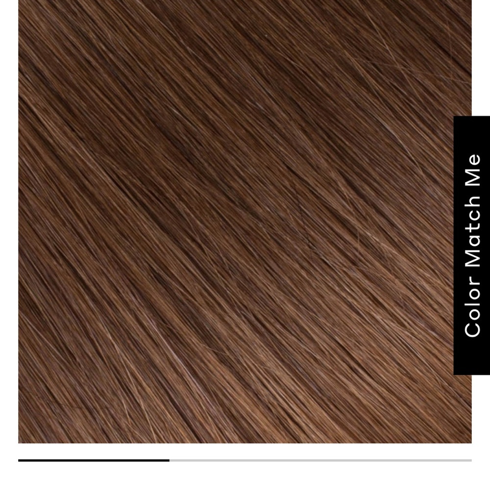 Bellami hair tape in extensions chocolate brown 18inch